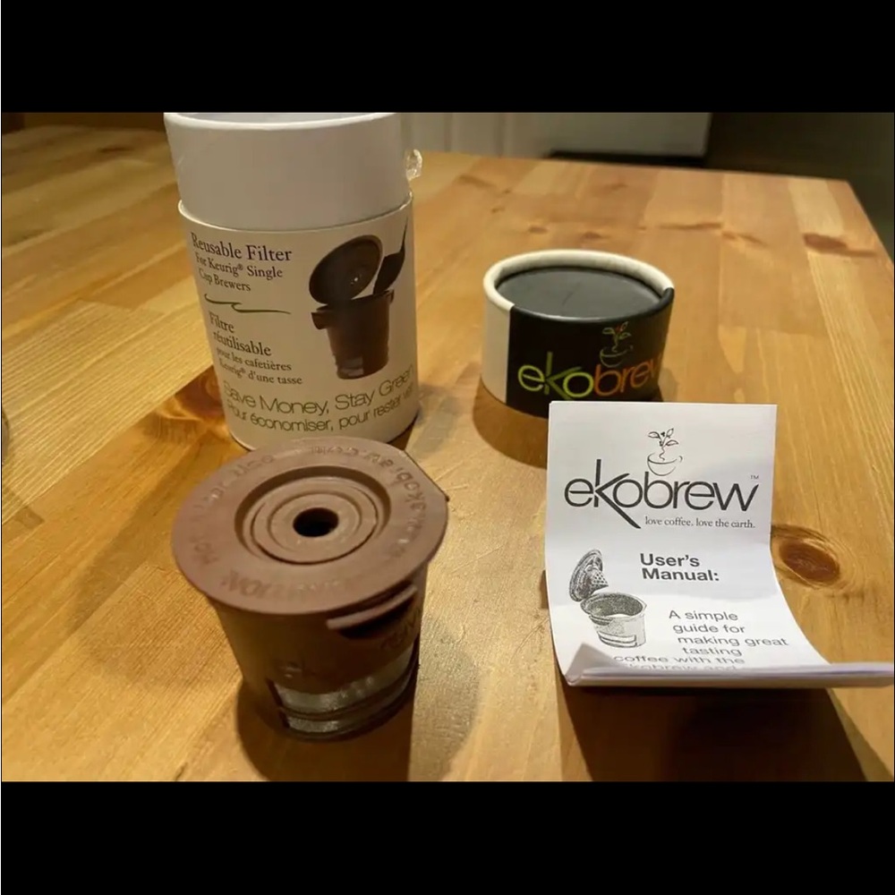 EKOBREW K cup reusable coffee capsule with Box